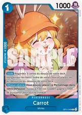 Carte One Piece CARROT R OP11-049 Des Poings Vifs comme l'Éclair Neuve FR