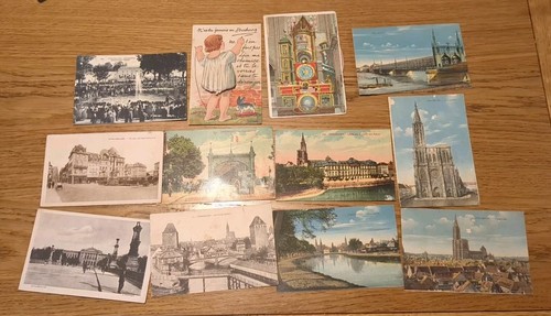 Lot cartes postales - 12,