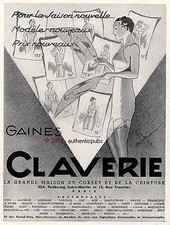 PUBLICITE CLAVERIE GAINE