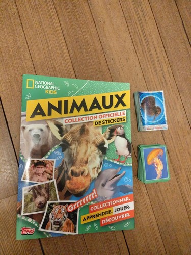 Album topps animaux collection - album,