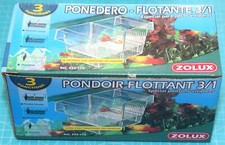 Pondoir flottant 3 en  1 20x10x9.5cm spécial poissons vivipares ZOLUX 377115