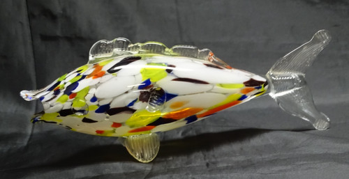 Vintage poisson multicolore - vintage,