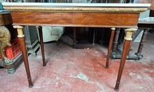 Console bois acajou - console,