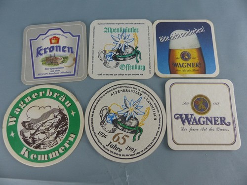 Lot sous bock différents - de, 6