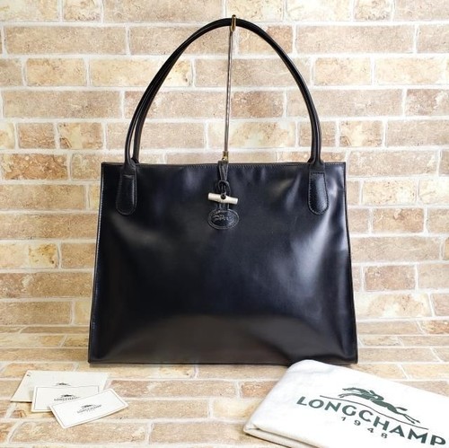 Longchamp roseau leather tote - leather,