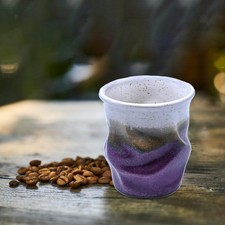 Mug à café plissé créatif