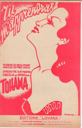 Partition musicale tahoma - musicale,