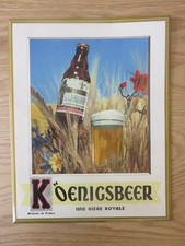 KOENIGSBEER-BIERE ROYALE-K-GLACOIDE - PLV-OBJET PUBLICITAIRE - BISTROT - CAFE