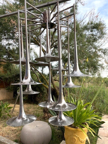 Lampe lustre trompette space - lustre,