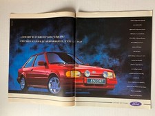 PUBLICITE 1988 - FORD ESCORT RS TURBO
