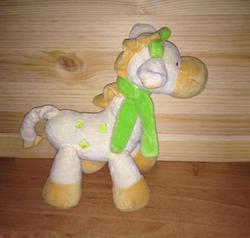 Peluche doudou girafe cheval - doudou,