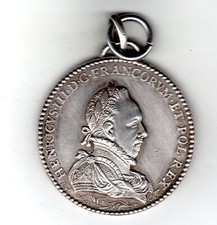 Médaille Medal ROI HENRY III Alexandre POLOGNE POLAND FRANCE 1880 Silver ARGENT
