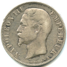 5 francs argent Napoléon III
