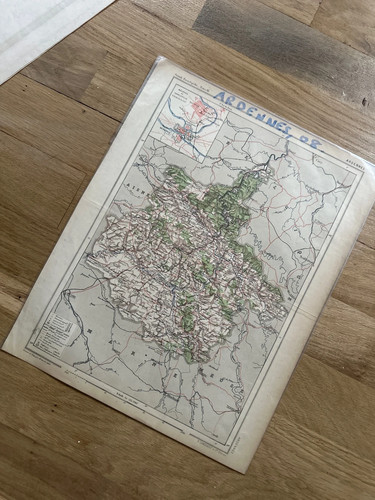 Carte des ardennes du - des,