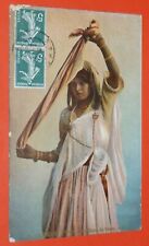CPA 1909 CARTE POSTALE COLONIE AFRIQUE MAGHREB ALGERIE FEMME DANSE DU VENTRE