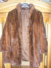 Manteau en fourrure veste en