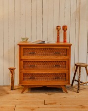 Garance, la commode en rotin