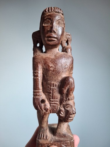 Statue bois amerique - statue, en