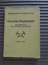Pompier Suisse 1935 - Bouche et lance à incendie -  bedienung von hydranten und