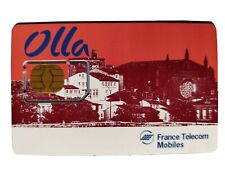 Carte SIM ancienne France Télécom mobile OLLA TOULOUSE  TEST VILLE ROSE 1995
