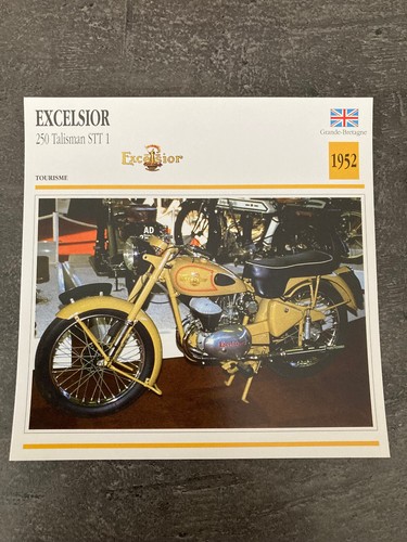 Carte fiche moto collection - fiche,