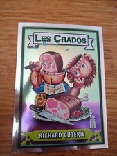 Image * Les CRADOS 3 N°180 * 2004 album card Sticker FRANCE Garbage Pail Kid 