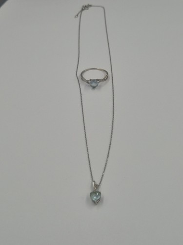 Parure blanc 9 carats - blanc,