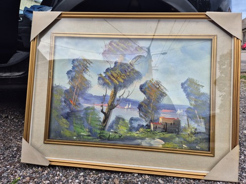 Tableau ancien paysage - tableau, ancien-paysage