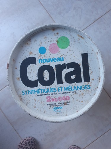 Baril lessive coral - lessive,