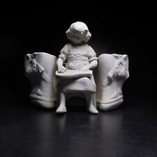 N25.36 vide-poche musicien céramique gris perle art déco table vintage musique