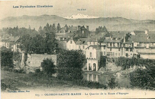 Carte oloron sainte - oloron,