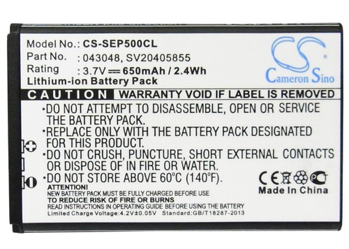 Battery 650mah type 043048 - battery,