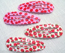 LOT de 4 BARRETTES PINCES A