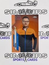 2020 Topps Chrome F1 Andreas Seidl Orange 70th Anniversary Refractor #88