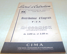 Ancien livret d'entretien +