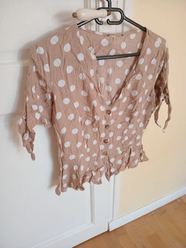 Crop top petit pois - crop, à