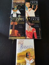 5 Livres La Pierre De Lumière Christian Jacq 4 Tomes Et Le Temple Des...