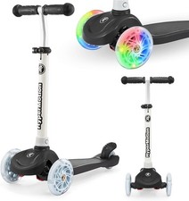 Trottinette 3 roues enfant 50Kg Max- Frein- Hauteur Réglable 55-70 cm Roues LED