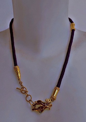 Collier just cavalli - just, doré