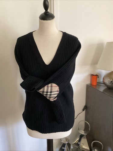 Pull burberry taille noir - pull,