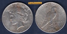 Etats Unis USA Dollar 1923 Peace Dollar TTB Silver Argent United States