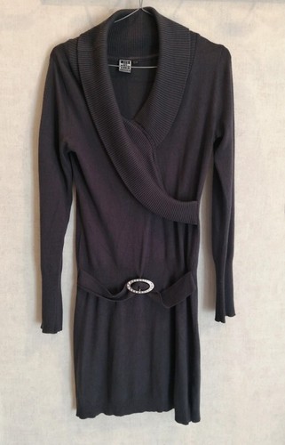 Robe pull grise - , coton