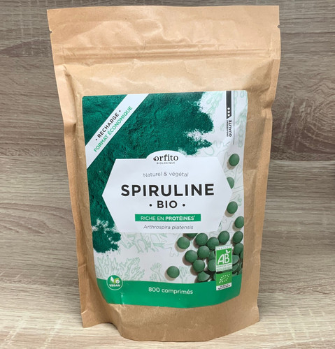 Orfito spiruline bio 500 - bio, mg