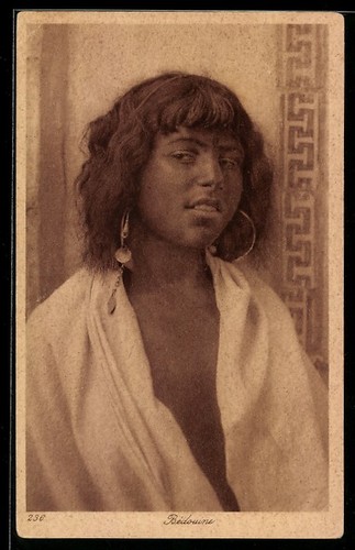 Carte postale bédouine - ,, femme