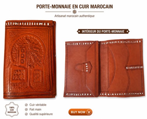 Handmade moroccan leather - moroccan,