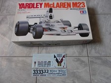 Tamiya 1/12 Yardley Mc Laren M23 + decals neufs Mike Hailwood