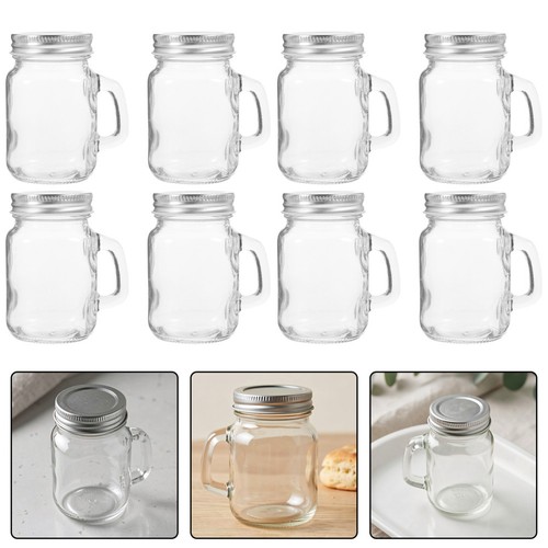 Lot bocaux mason avec - de, 8