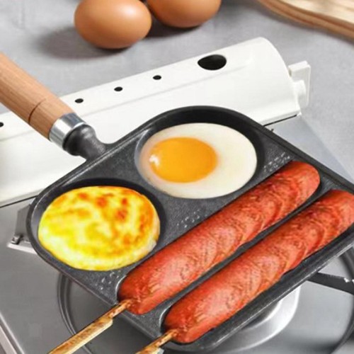 Saucisse oeufs poêle grill - saucisse,