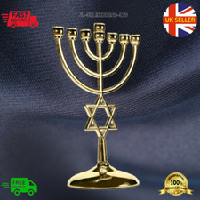 Nouveau Menorah Étoile D'or