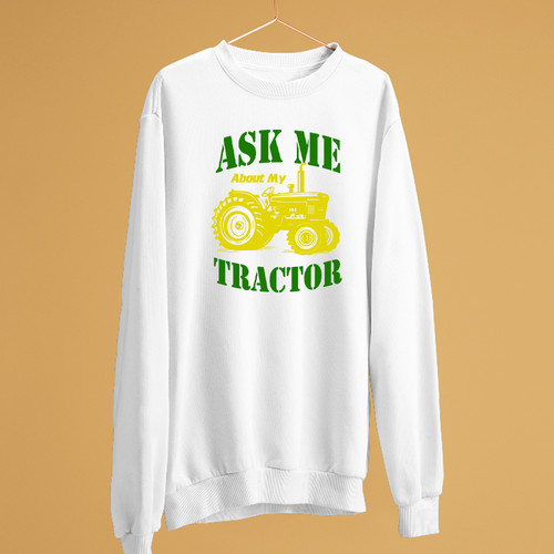 Sweatshirt motif tracteur - motif,